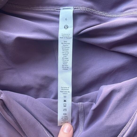 Lululemon Pace Rival Mid-Rise Skirt Women's Size 6 Purple Ash Athletic - NWT - Picture 5 of 11